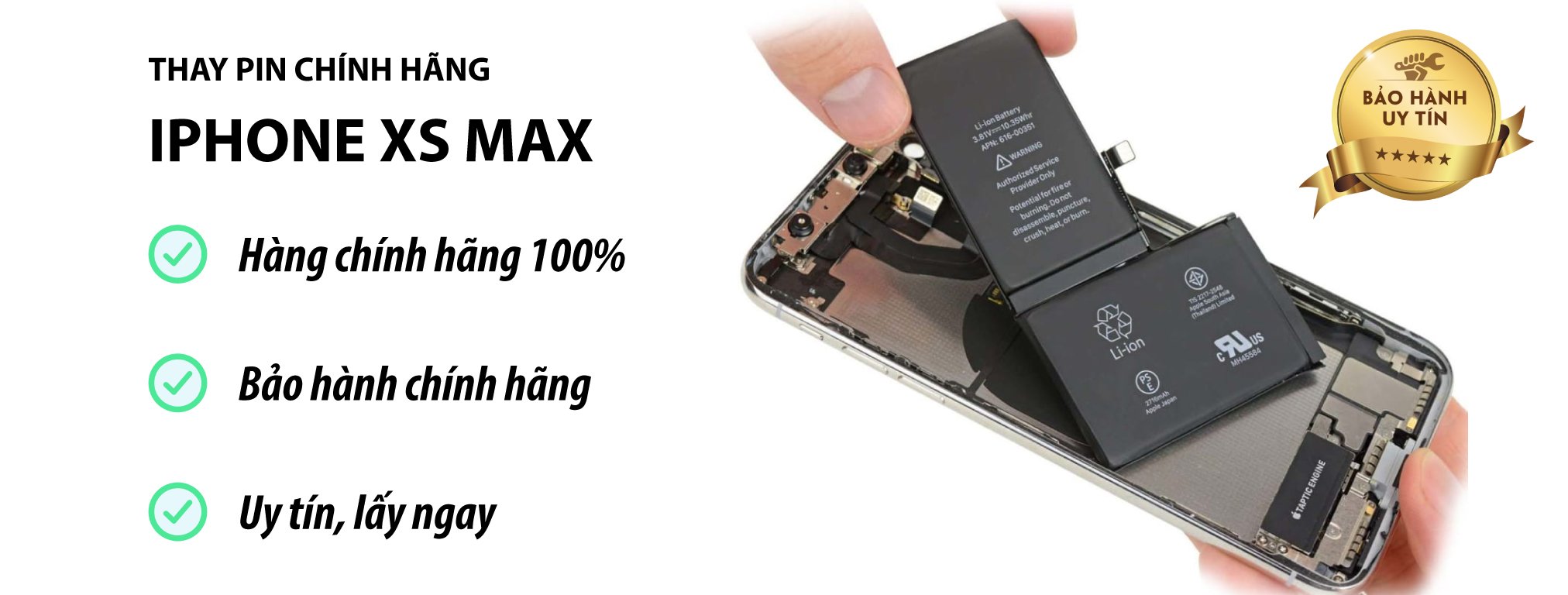 thay pin iphone xs max chính hãng Hà Nội