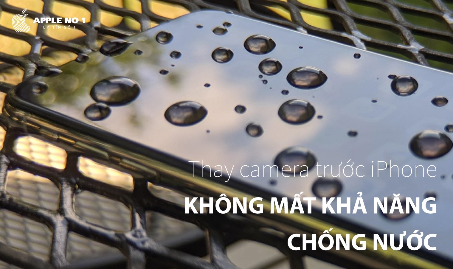thay camera truoc iphone 11 pro max co mat chong nuoc khong?