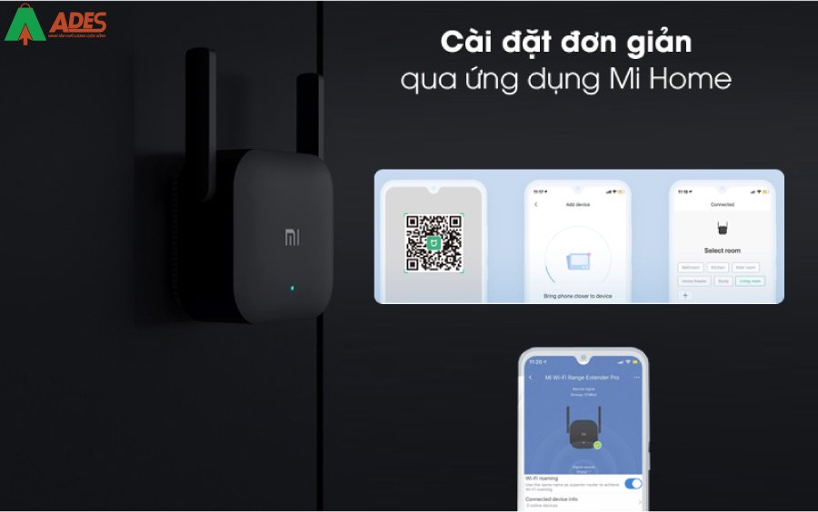Kich Song Wifi Xiaomi Repeater Pro co kha nang ket noi nhieu loai router