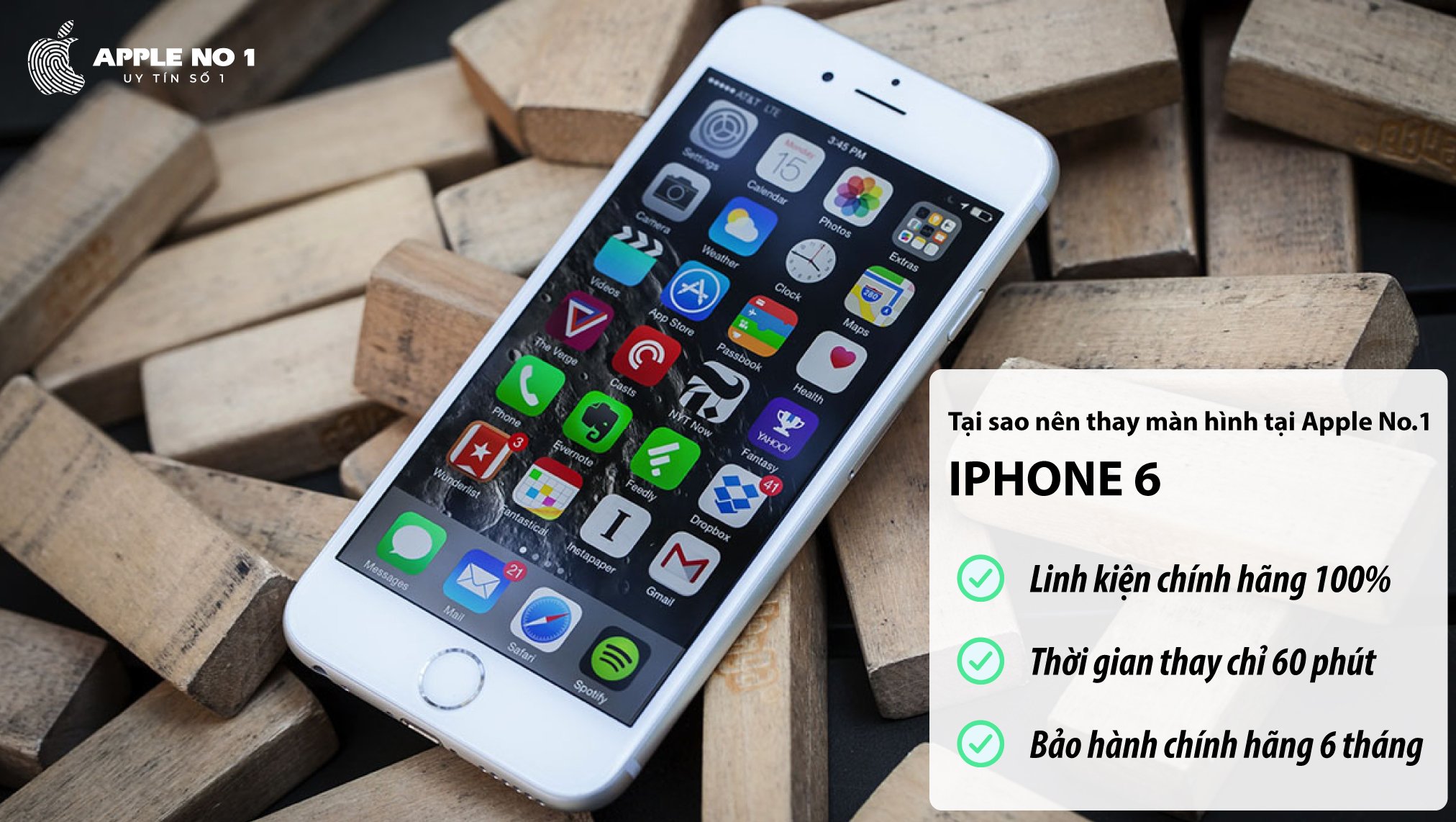 Địa chỉ thay màn hình iPhone 6 giá rẻ, uy tín tại Hà Nội