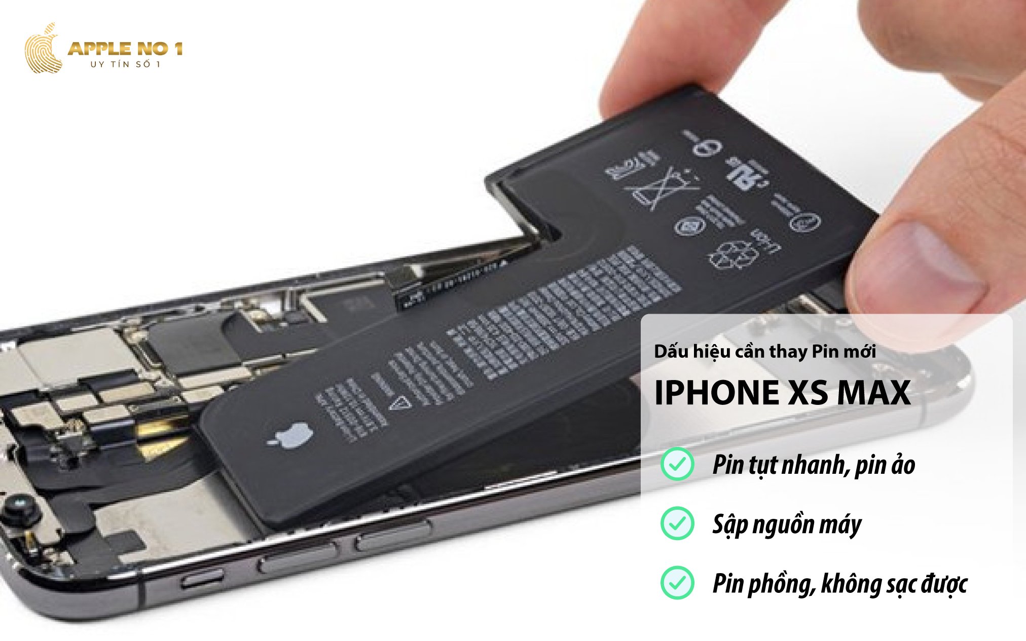 Khi nào cần thay pin điện thoại iPhone Xs Max ?